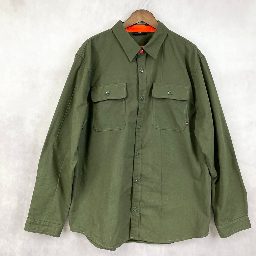 Killik Mens Button Down Shirt XXXL Utility Outdoor Fishing‎ Durable Rugged Work